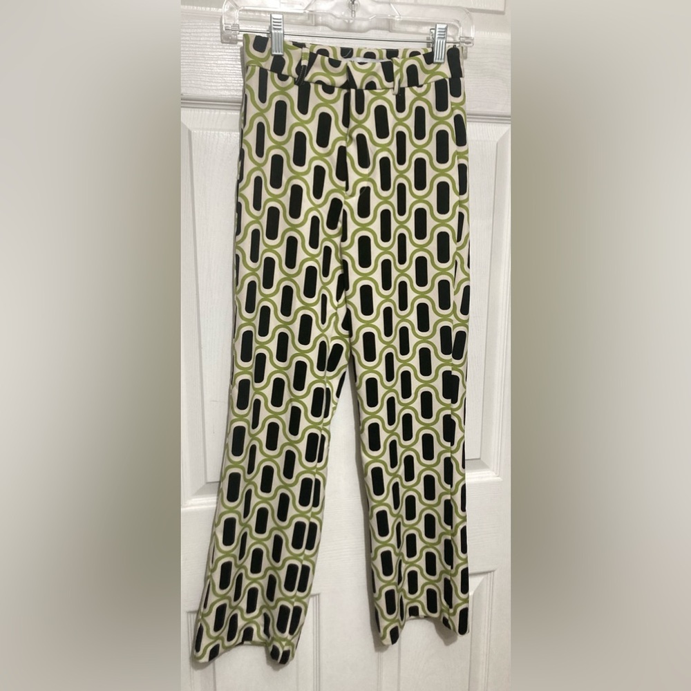Zara geometric pants